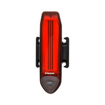 Lampa rowerowa tylna, Mactronic RED LINE, 20 lm, ładowalna, zestaw (kabel USB, 2x uchwyt), pudełko