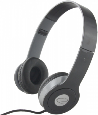 Słuchawki nauszne ESPERANZA TECHNO (3m /3.5 mm wtyk/Czarny)