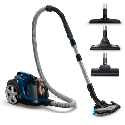 Odkurzacz bezworkowy PHILIPS PowerPro Expert FC9745/09 (900W /Czarno-niebieski )