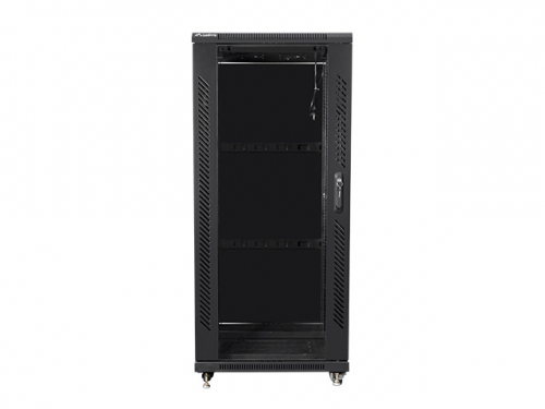 SZAFA INSTALACYJNA RACK STOJĄCA 19&quot; 27U 600X600 CZARNA LANBERG (FLAT PACK)