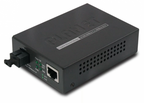 PLANET GT-806B15 konwerter sieciowy 2000 Mbit/s 1550 nm Czarny