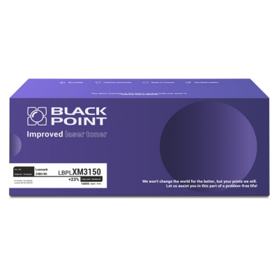 Toner BLACK POINT LBPLXM3150 Lexmark 24B6186