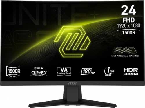 Monitor MSI MAG 244C (23.6" /VA /180Hz /1920 x 1080 /Czarny)