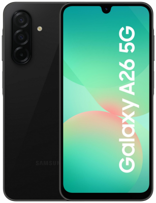 Smartphone SAMSUNG Galaxy A26 128GB 5G Dual SIM Czarny 128 GB Czarny SM-A266BZKBEUE