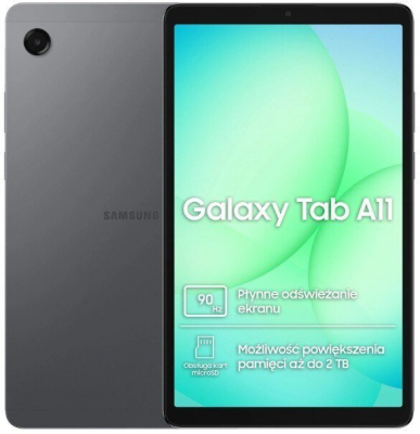 Tablet SAMSUNG Galaxy Tab A11 64 GB 4G Szary (8.7"/MediaTek Helio G99/64GB/Android 15/Wi-Fi/Szary)