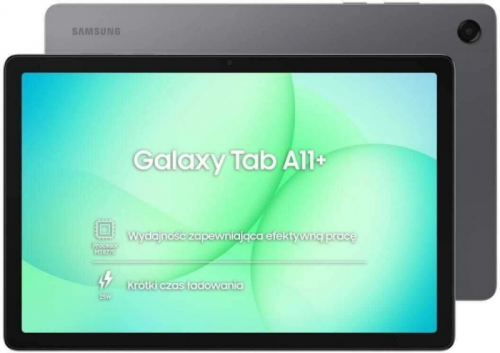 Tablet SAMSUNG Galaxy Tab A11+ 128 GB Grafitowy (11"/Mediatek MT8775/128GB/Android/Wi-Fi/Grafitowy)