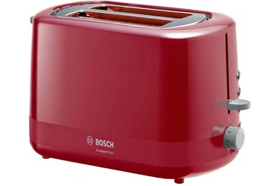 Kompaktowy toster BOSCH Czerwony TAT3A114
