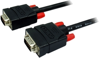 UNITEK VGA D-Sub 15 pin M/M Ferryt 5 m 5m /s1x VGA (wtyk) 1x VGA (wtyk)