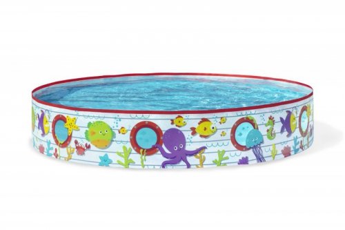 Bestway 55029 BASENIK ROZPOROWY FILL &#039;N FUN BURTA STATKU Z OKIENKAMI 152cm x 25cm