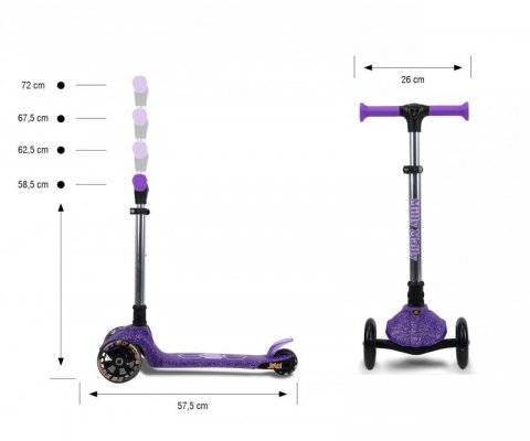 Milly Mally Scooter Jelly Violet