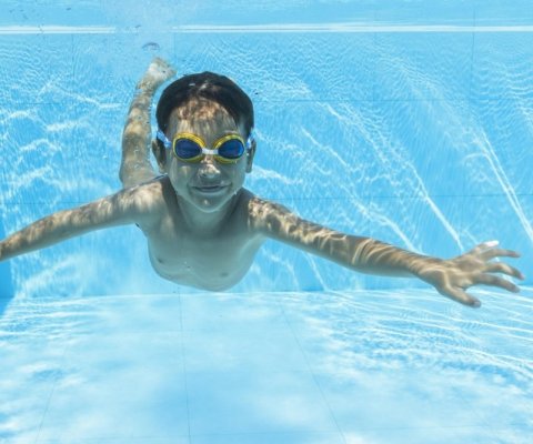 Bestway 21002 Aqua Burst Essential Okulary do pływania Niebieskie