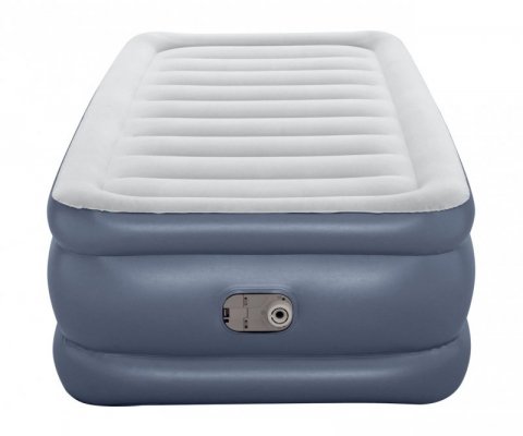 Bestway 6713G Materac dmuchany turystyczny z wbudowaną pompą powietrza Tritech Twin 1.91m x 0.97m x