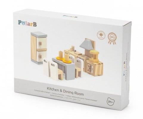 Viga 44038 PolarB Zestaw mebelków kuchennch z jadalnią