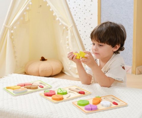 Viga 44790 Zabawa w krojenie – kolorowe warzywa