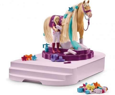 Schleich 42617 Obrotowa Stacja Pielęgnacji Koni