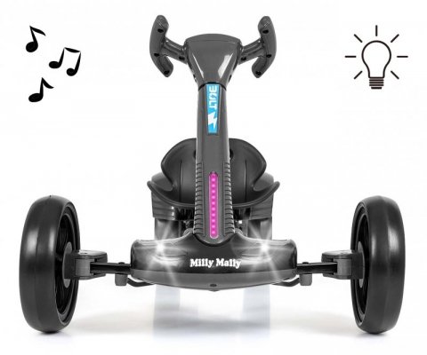 Milly Mally Pojazd na akumulator Gokart Bolt Black