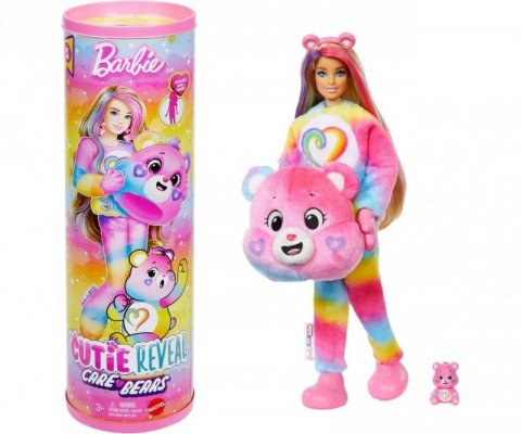 Mattel JVF60 Barbie Cutie Reveal Lalka Tęczowy Miś