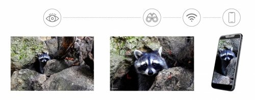 Cyfrowa fotolornetka Levenhuk Kelvin Snap ED 8x42