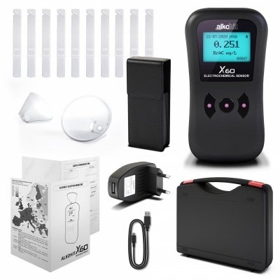 Alkomat Alkohit X60 w skrzyneczce plastikowej