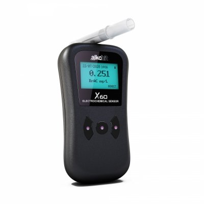 Alkomat Alkohit X60 w skrzyneczce plastikowej