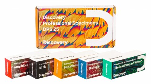 Zestaw mikropreparatów Levenhuk Discovery Prof DPS 5. „Życie w kropli wody”