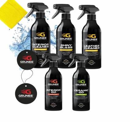MEGA ZESTAW CERAMIC QD PŁYNNE SZKŁO wosk na mokro do auta + INNE+GRATISY