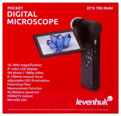 Mikroskop cyfrowy Levenhuk DTX 700 Mobi