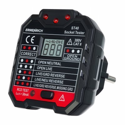 Tester do gniazd sieciowych Ermenrich Zing ST40