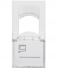 Netrack NBOX adapter 1M 1xkeystone z polem opisowym i osłoną 