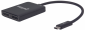 Adapter MANHATTAN 152952 USB-C - 2x DisplayPort 