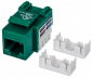 Moduł Keystone Cat6 UTP RJ45 zaciskany zielony 