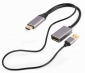 Adapter GEMBIRD A-HDMIM-DPF-02 HDMI - DisplayPort + USB 