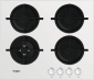 Płyta gazowa WHIRLPOOL AKT625WH 