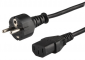 Kabel zasilający SAVIO IEC C13 1.2m. CL-89 