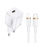 Zasilacz USAMS Usa000844(1x USB typ C3000mA12V) 