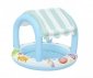 Bestway 52638 Basenik dmuchany z daszkiem i pompowanym dnem Cukierkowy Domek 1.04m x 84cm 