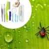Zestaw do usuwania kleszczy XXL dla ludzi, psów i kotów pęsety + kleszczołapki