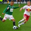 Piłka nożna treningowa rozmiar 5 – szyta, skórzana, idealna do gry i treningów
