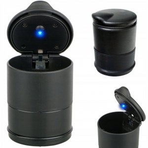 Popielniczka samochodowa LED mini kosz