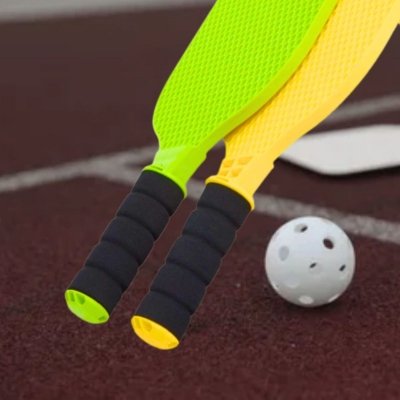 Zestaw paletek do pickleballa dla dzieci i dorosłych – rakiety + piłka