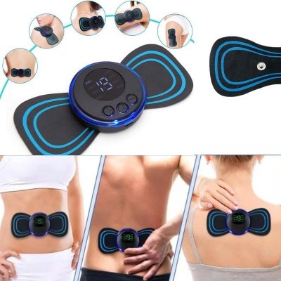 Mini masażer EMS karku, mięśni brzucha, elektroterapia
