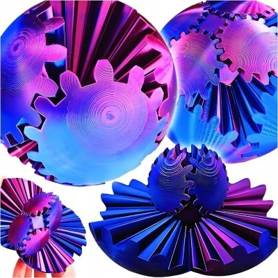 Zabawka antystresowa – koła zębate, zmienia kształt, redukuje stres