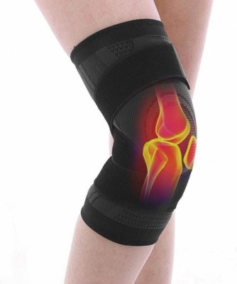 Opaska na kolano ściągacz stabilizator rzepki r. XL