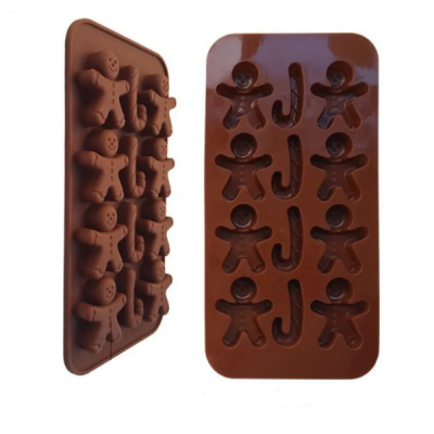 Foremka świąteczna piernikowy ludzik i laski Mikołaja