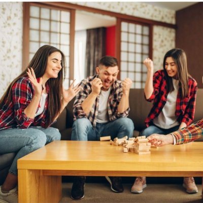 Klocki drewniane wieża gra zręcznościowa styl jenga