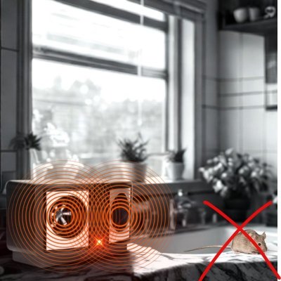 Odstraszacz gryzoni ultradźwiękowy 230 m² – skuteczna ochrona bez chemii