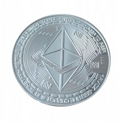 Etherum moneta kolekcjonerska dekoracyjna