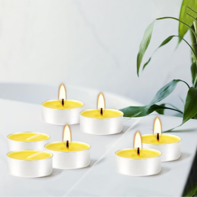 Świeczki tealight citronella odstraszające komary 6 sztuk