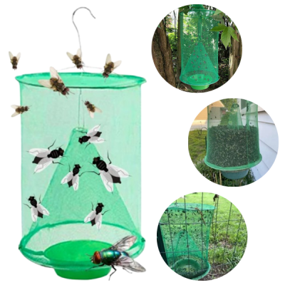 Pułapka na muchy i owady worek XXL zielona ekologiczna