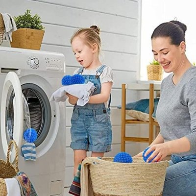 Kule do prania suszenia zmiękczające jeżyki 4 sztuki